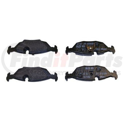 089-1235 by BECK ARNLEY - OE BRAKE PADS