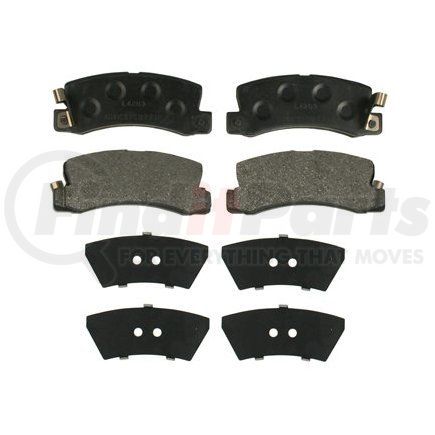 089-1311 by BECK ARNLEY - PREMIUM BRAND BRAKE PADS