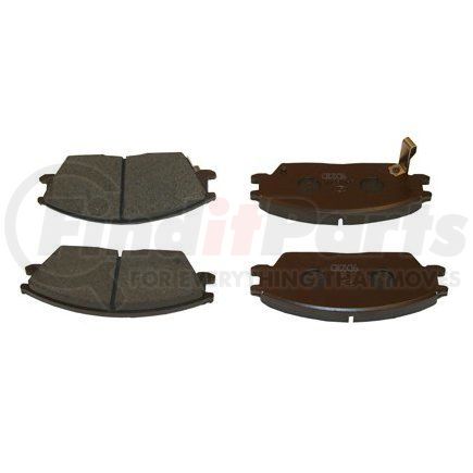 089-1337 by BECK ARNLEY - PREMIUM BRAND BRAKE PADS