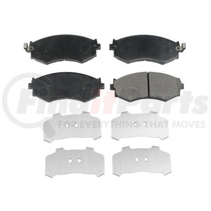 089-1381 by BECK ARNLEY - PREMIUM BRAND BRAKE PADS