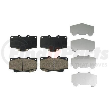 089-1391 by BECK ARNLEY - PREMIUM BRAND BRAKE PADS