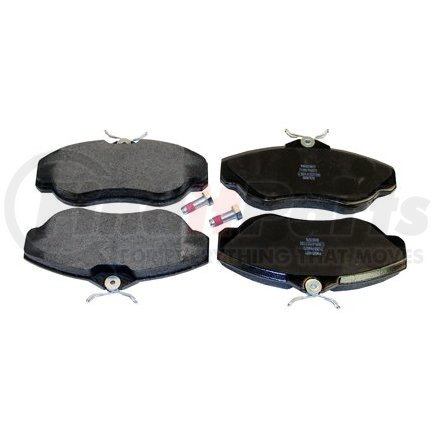 089-1587 by BECK ARNLEY - PREMIUM BRAND BRAKE PADS