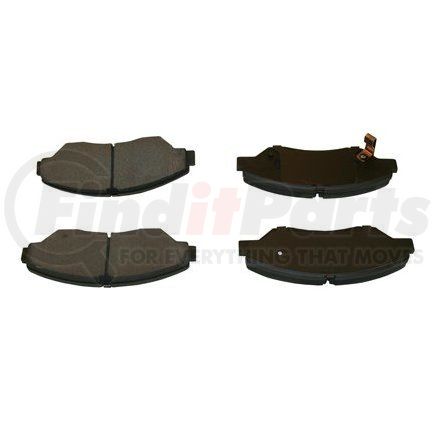 089-1612 by BECK ARNLEY - PREMIUM BRAND BRAKE PADS