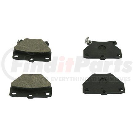 089-1636 by BECK ARNLEY - PREMIUM BRAND BRAKE PADS