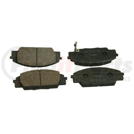 089-1639 by BECK ARNLEY - PREMIUM BRAND BRAKE PADS