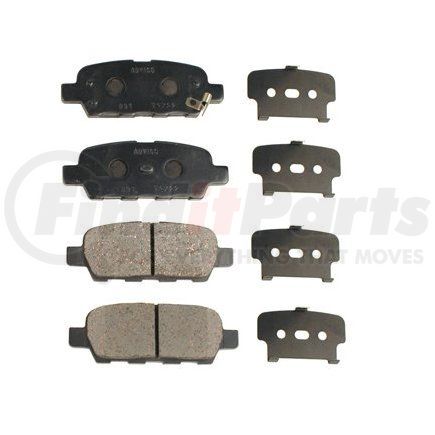 089-1687 by BECK ARNLEY - PREMIUM BRAND BRAKE PADS