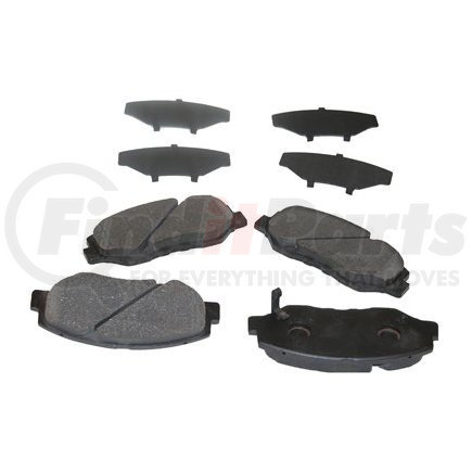 089-1698 by BECK ARNLEY - PREMIUM BRAND BRAKE PADS