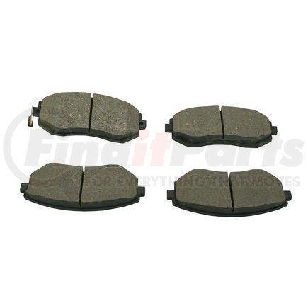 089-1702 by BECK ARNLEY - PREMIUM BRAND BRAKE PADS