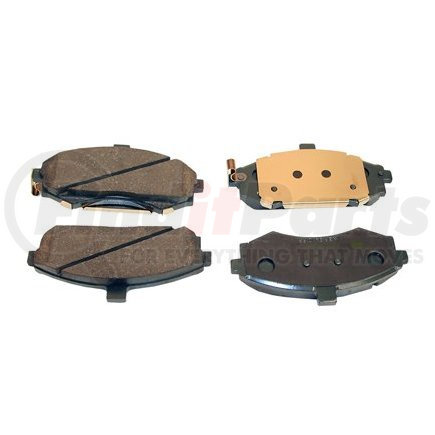 089-1707 by BECK ARNLEY - PREMIUM BRAND BRAKE PADS