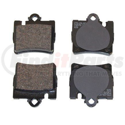 089-1717 by BECK ARNLEY - PREMIUM BRAND BRAKE PADS