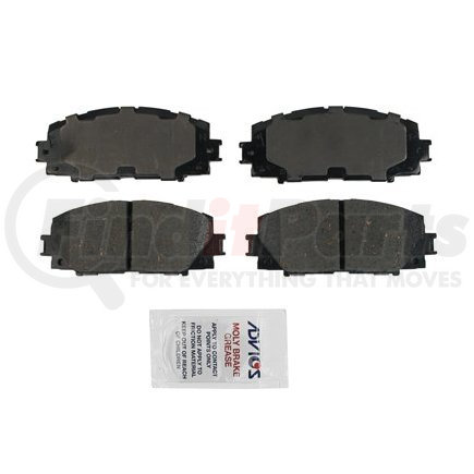 089-1744 by BECK ARNLEY - PREMIUM BRAND BRAKE PADS