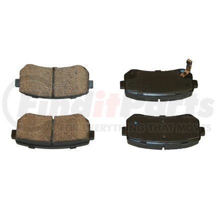 089-1745 by BECK ARNLEY - PREMIUM BRAND BRAKE PADS