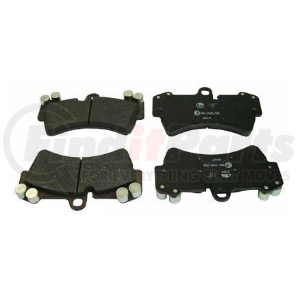 089-1761 by BECK ARNLEY - PREMIUM BRAND BRAKE PADS