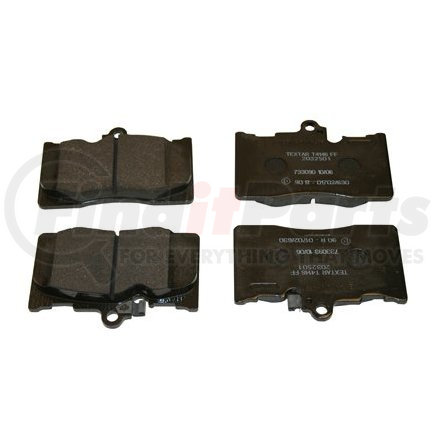 089-1801 by BECK ARNLEY - PREMIUM BRAND BRAKE PADS