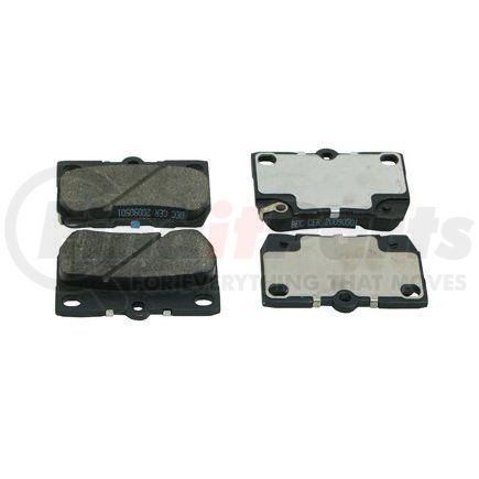 089-1807 by BECK ARNLEY - PREMIUM BRAND BRAKE PADS