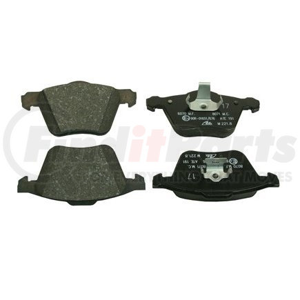 089-1780 by BECK ARNLEY - PREMIUM BRAND BRAKE PADS