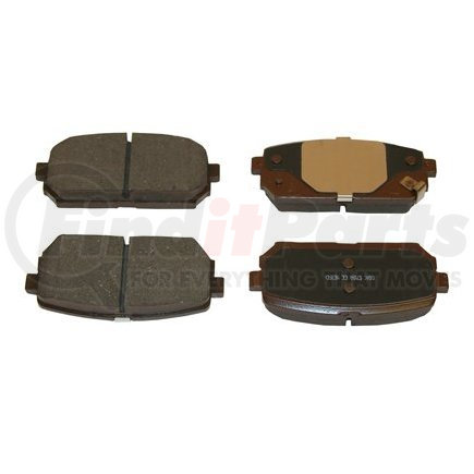 089-1785 by BECK ARNLEY - PREMIUM BRAND BRAKE PADS