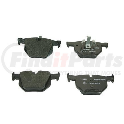 089-1821 by BECK ARNLEY - PREMIUM BRAND BRAKE PADS