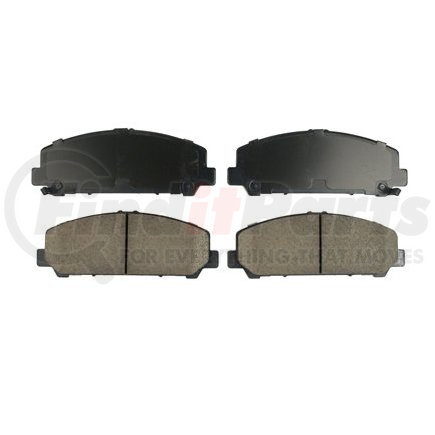 089-1833 by BECK ARNLEY - PREMIUM BRAND BRAKE PADS