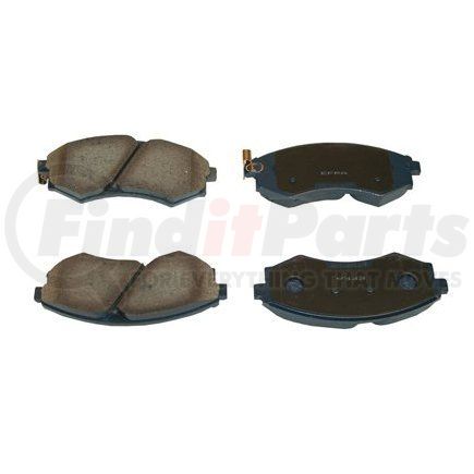 089-1843 by BECK ARNLEY - PREMIUM BRAND BRAKE PADS