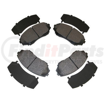 086-1458C by BECK ARNLEY - CERAMIC BRAKE PADS