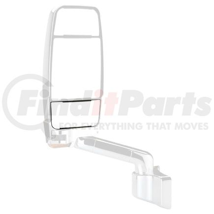 Velvac 709650 Door Mirror Glass Convex Glass - Lower, Heated, for Velvac V-Max and V-Max II Mirror Heads