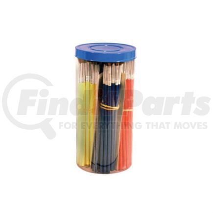 AES Industries 2905 Detailing Brush Set 144-Piece Assorted Camel Hair Detailing Brush Set Color Coded Round Detail Painting