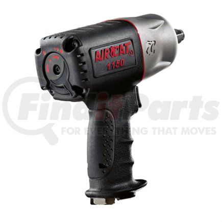 AIRCAT 1150 Air Impact Wrench 1/2 In. Drive Composite Pneumatic Impact Wrench with 900 ft-lb Maximum Torque