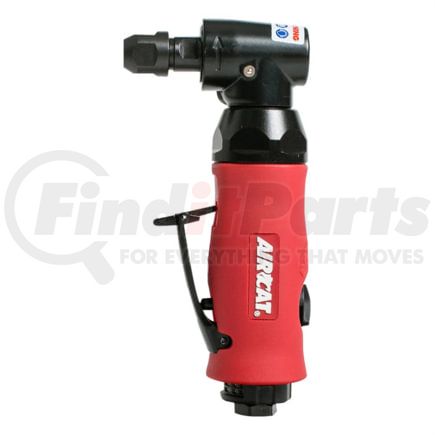 AIRCAT 6280 Air Die Grinder 1/4 In. Collet 0.75 Horsepower Angle Pneumatic Die Grinder, 18000 RPM