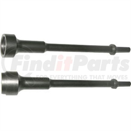 AJAX Tools A1166 Air Tool Punch and Chisel Set Brake Pin and Bushing Driver Set, .401 Shank Turn Type, 10-1/2" Long