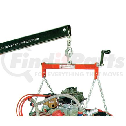 American Forge & Foundry 582 Engine Lift Chain 200 LB Capacity Heavy Duty Engine Tilter with 23.5" Wide Support Bracket