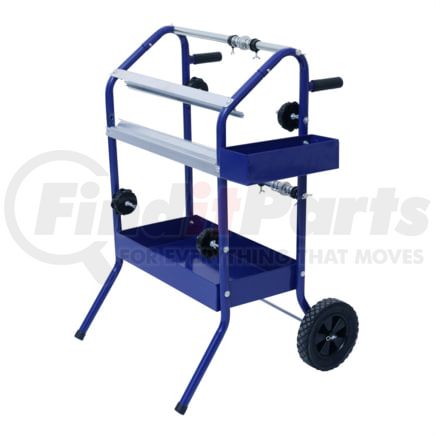 Astro Pneumatic MM18 Masking Machine Masking Machine for 2 Paper Rolls and 4 Tape Rolls, Anodized Blade, Bottom Tool Tray