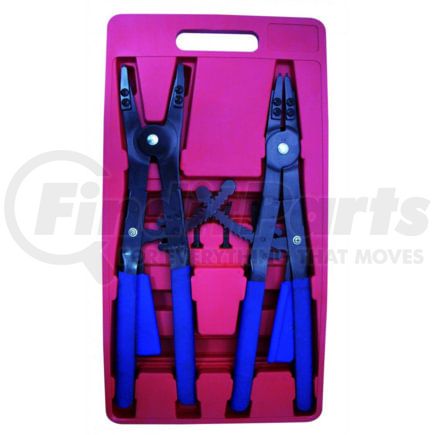 Astro Pneumatic 9402 Pliers 2 Pc. Large 16" Ratcheting Snap Ring Pliers with Replaceable Tips