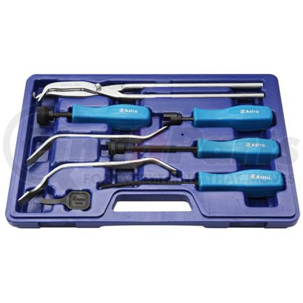 Astro Pneumatic 7848 Brake Service Tool Kit 8-Piece Professional Brake Tool Set, Spring Compressors, Removal Tools and