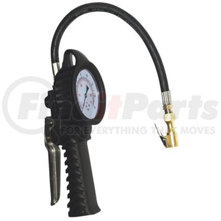 Astro Pneumatic 3081 Tire Inflation System 3-1/8" Dial Gauge Tire Inflator with 21" Hose, 174 PSI, Rubber Sleeve