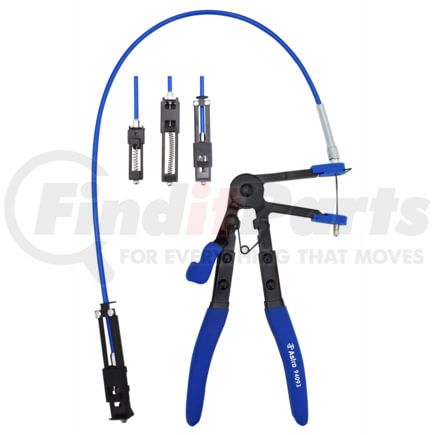 Astro Pneumatic 94093 Hose Clamp Pliers Multi-Cable Hose Clamp Pliers Set with 3 Cables & 4 Jaw Types