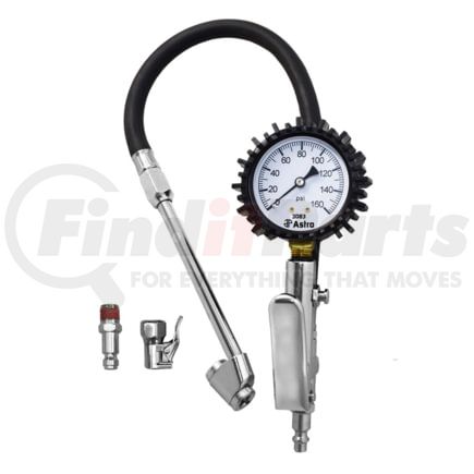 Astro Pneumatic 3083 Tire Inflation System 2.5" Dial Tire Inflator with Locking & Dual Chucks