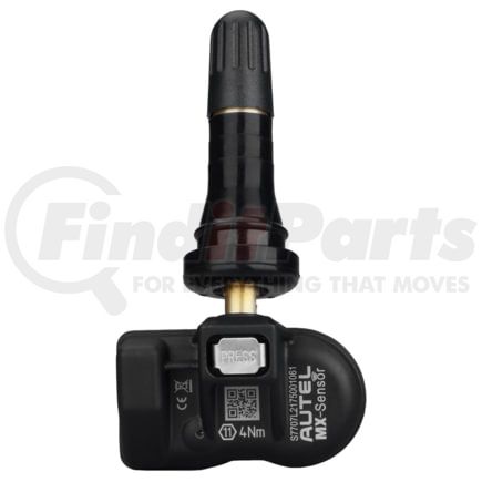Autel 1SENSOR Tire Pressure Monitoring System (TPMS) Sensor Universal Dual-Frequency TPMS Sensor, Rubber Valve, 315/433MHz
