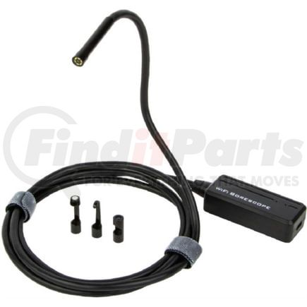 Cal-Van Tools 84 Borescope WiFi Borescope, 1080P HD 6mm Waterproof Camera with 58" Flexible Cable for Android & Ios