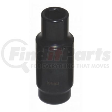 Cal-Van Tools 982 Engine Crankshaft Bolt Socket 19mm Counter-Weighted Deep Crank Bolt Socket, High-Mass Impact Tool for Honda