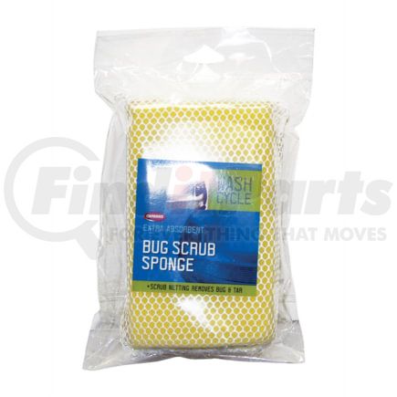 Carrand 40106 Car Wash Sponge Nylon Netting Bug and Tar Sponge for Windows, Mirrors and Bumpers, 6" x 4" x 1"