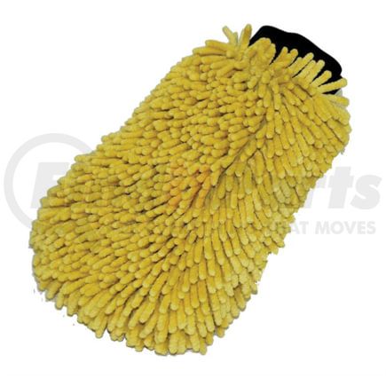 Carrand 40309 Wash Mitt Long Chenille Microfiber Wash Mitt with Extra Absorbent Sponge Lining and Snug Elastic Cuff