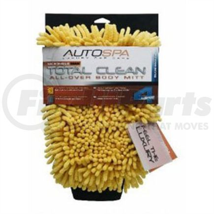 Carrand 45602AS Wash Mitt Microfiber MAX Total Clean All Over Body Wash Mitt with Comfort Fit Elastic Cuff