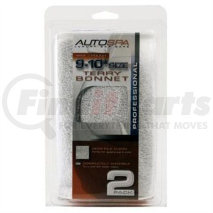 Carrand 40402AS Polishing Bonnet Soft Cotton Terry 9-Inch to 10-Inch Wax Application and Paint Polishing Bonnet