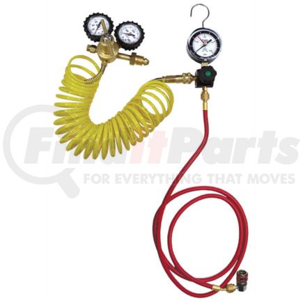 CPS Products NITROKITG Engine Combustion Leak Test Kit A/C Nitrogen Pressure Leak Test Kit - Includes 25ft Yellow Coiled Air
