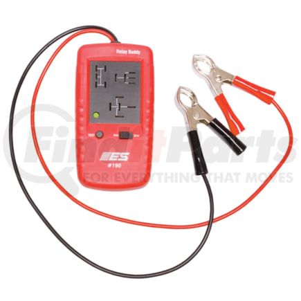 Electronic Specialties 190 Relay Test Kit Relay Tester - 12V Go/No-Go, 4/5-Pin Selectable, LED Pass/Fail Indicator