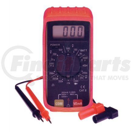 Electronic Specialties 501 Multimeter Digital Mini Multimeter with Holster, Pocket Sized, 16 Test Ranges, 6 Test Functions