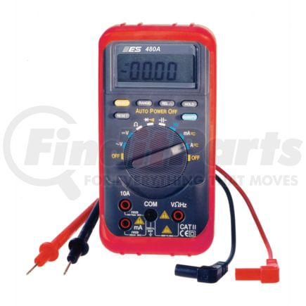 Electronic Specialties 480A Multimeter 10-Function Auto-Ranging Digital Multimeter, 43 Test Ranges, LCD Display