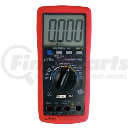 Electronic Specialties 590 Multimeter Professional Digital Multimeter, 48 Test Ranges, 15 Test Functions, 2-Inch LCD
