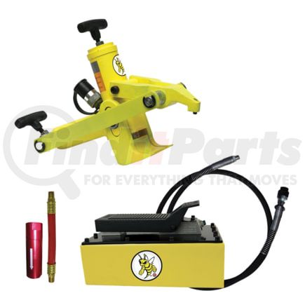 Esco 10821 Tire Bead Lifting Tool Yellow Jackit Combi Style Bead Breaker Kit, Metal Hydraulic Pump, 8-Foot Hose